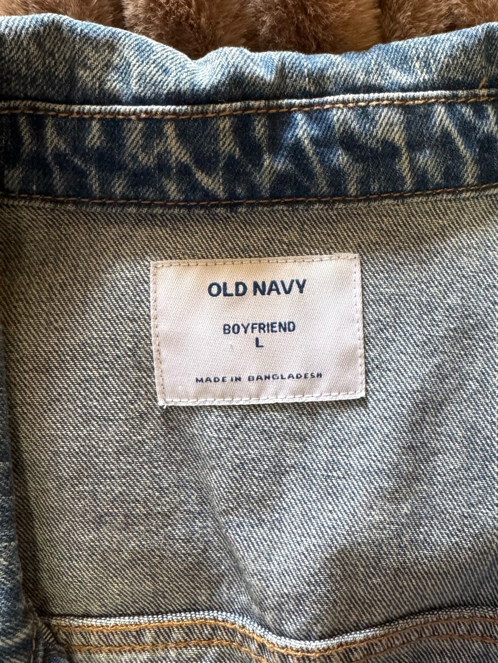 Old Navy Light Blue Boyfriend Denim Jacket - Picture 3 of 7